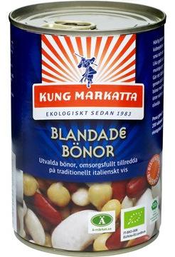 .. Usa SALTÅ KVARN Kokta stora vita bönor, vatten, salt. Saltå Kvarns Stora Vita Bönor har en mild, mjuk smak. Goda med tomat- eller chilisås och i sallader och grytor.