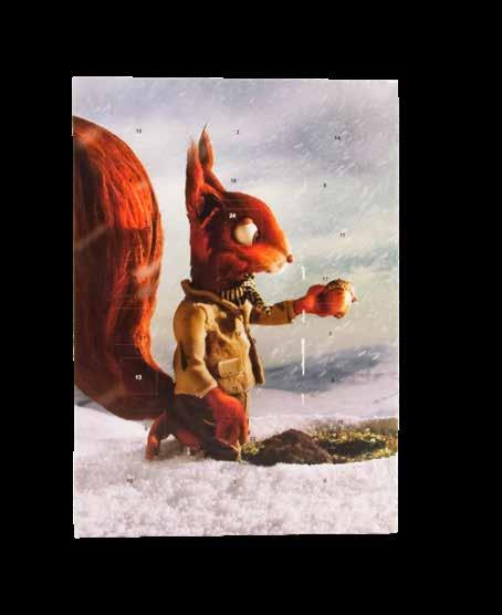 JULKALENDRAR Amerikanska linser 48 g CHOKLADKALENDER 48