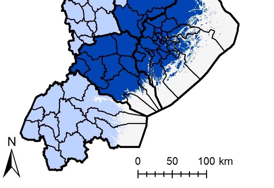 blå) och samarbetsområde