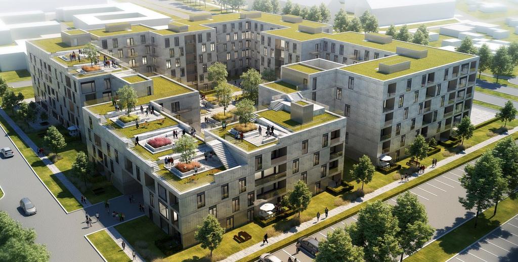 Projektexempel Studentlägenheter i Århus, Danmark Byggande av 235 hyreslägenheter för