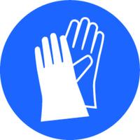 Handskar av nitrilgummi, PVA eller Viton rekommenderas. Använd skyddsglasögon eller ansiktsskärm vid risk för stänk. Vid risk för hudkontakt skall lämpliga skyddskläder användas.