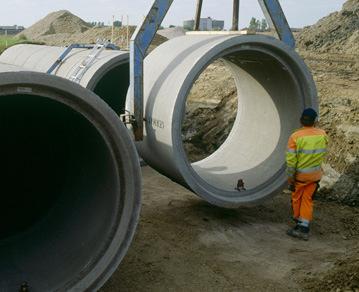 Betong Betong är det vanligaste materialet som förekommer i ledningsnät för avlopp/dagvatten, tack vare att det började läggas i slutet på 1800 talet och läggs fortfarande idag, dock enbart som