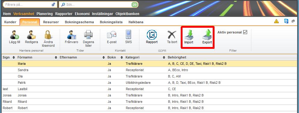 Uppgifter som indirekt blir gällande för GDPR Skapa lösenord Idag skapas ett lösenord som skickas ut till användaren, och detta lösenord gäller alltid.