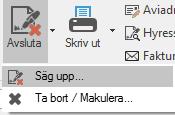 Om det ligger ett öppet vakanskontrakt och du flyttar in en ny hyresgäst från datumet som vakanskontraktet startar så tas vakanskontraktet bort (och bokföringen korrigeras).