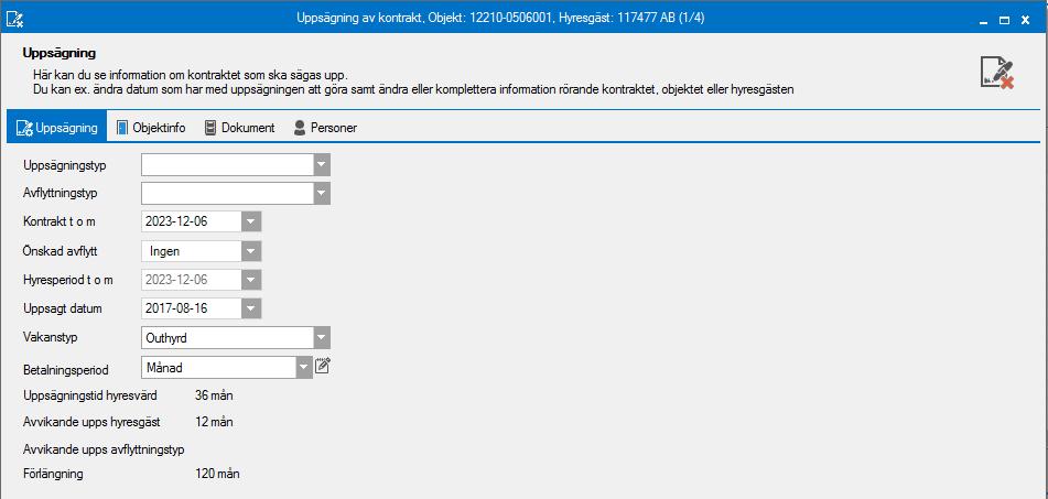 - Vakanstypen styrs av registret för vakanstyp och är ändringsbar (läs mer under avsnittet