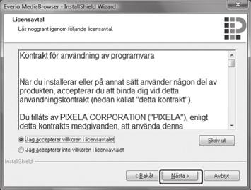 Skapa en DVD med en dator Läs JVC licensavtal för programvara i anvisningarna på CD-skivan innan du installerar programvaran. Du kan kopiera data från videokameran och skapa en DVD med en dator.