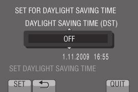 5 Velg [CLOCK SETTING]. 6 Velg byen som ligger nærmest det området der du reiser. 6 Velg byen som ligger nærmest det området der du bruker videokameraet.
