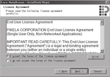 Opprette en DVD ved hjelp av en PC Les JVC SOFTWARE LICENCE AGREEMENT i instruksjonene på CD-ROM-platen før du installerer programvaren.