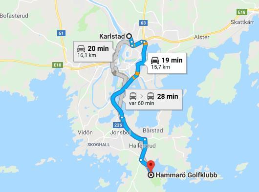 Be fore Golf På Hotell Gustav Fröding, torsdag kväll från klockan 18:00 Hamburgertallrik 135 kronor Kamratmåltid Boende Samling fredag kväll klockan 19.30 i restaurangen på Hotell Gustav Fröding.