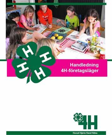 4H-företag I 4H har medlemmar möjlighet att starta sitt 4H-företag redan vid sju års ålder.