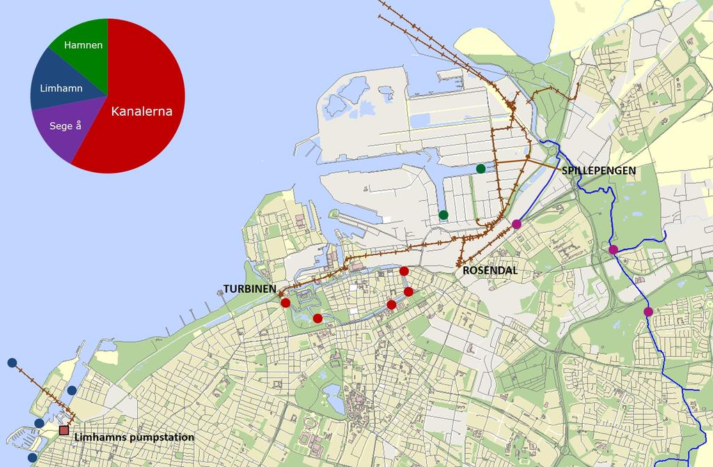 Framtida transport av avloppsvatten från Malmö till Sjölunda avloppsreningsverk 16 Figur 3-5.
