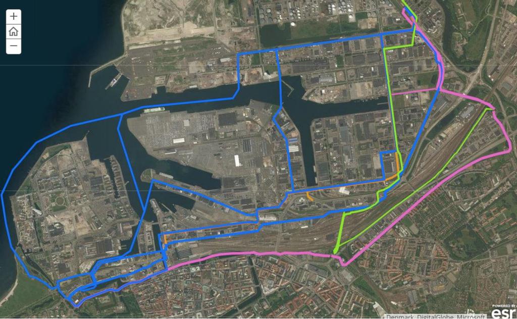 Framtida transport av avloppsvatten från Malmö till Sjölunda avloppsreningsverk 40 6.5.3 Ledningssträckning Ett flertal tänkbara ledningssträckningar har undersökts som möjliga för nya ledningar.
