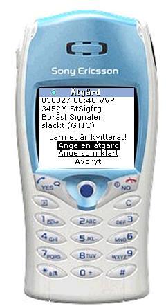 1.3 via wap i mobiltelefonen Surfa in på sidan: www.intellimaint.
