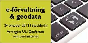 Arrangeras i samarbete med Geodatasekretariatet,