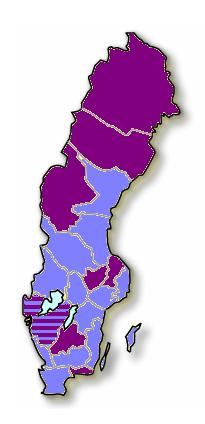 Abbott/Roche län BD län Dalarna 64% n=812 Dec 2006 Mar 2007 Sörmland 30% n=119 Nov-Dec 2006 Örebro 39% n=162 Oct Dec 2006 Borås 26% n=93 Feb-Mar 2007 Stockholm 23% n=115 Jan Feb 2007 Gävleborg 71% n