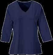 MATERIAL: 95/5% bomull/elastan FÄRG: 900/vit, 940/svart STORLEK: C30/32-54/56 VIKT: 185 gr/m² ART.NR: 110341 Ny! Ny! ALICE DAMTOPP Figursydd modell.
