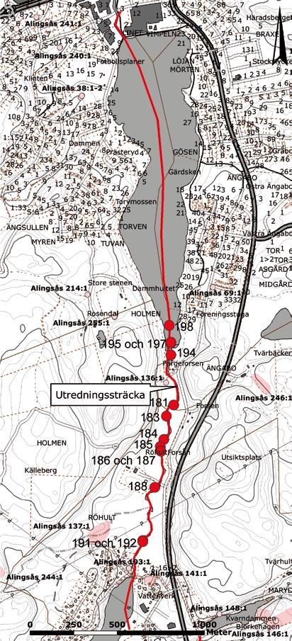 Spillvattenledning i Alingsås Figur 3.