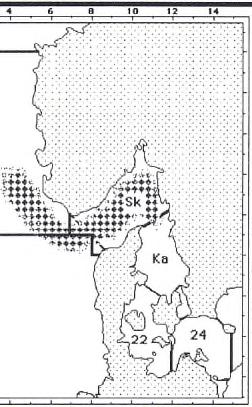Västerhavet Djuphavsräka Svenskt räkfiske äger rum i Skagerraks djupare delar och i Norska rännan.