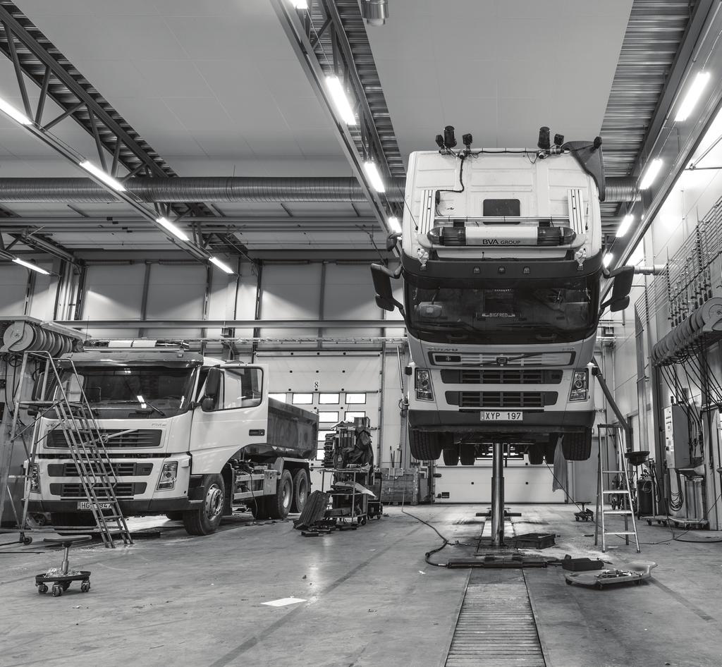 Fastigheten är uthyrd till Volvo Truck Center Sweden, ett helägt dotterbolag till