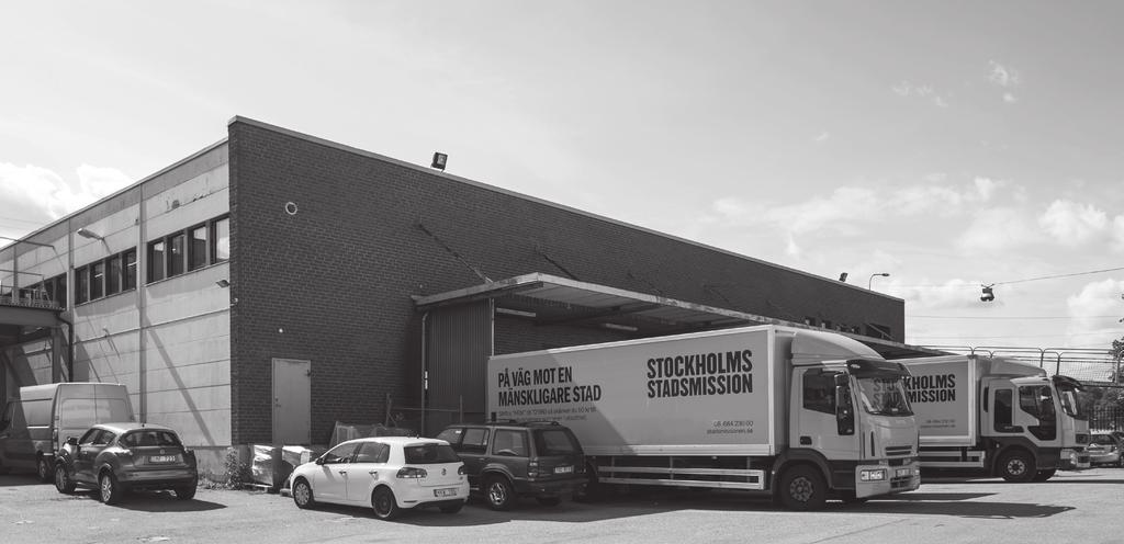 Fastigheten är uthyrd till Stockholms Stadsmission samt Mobility Motors, Sveriges