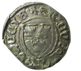 Fig. 9. Erik av Pommern, Åbo, örtug. Fig. 10. Erik av Pommern, Åbo, abo typ 1. silver och en medelvikt på 0,27 g (Malmer 1980, 39). Inga penningar har analyserats här.