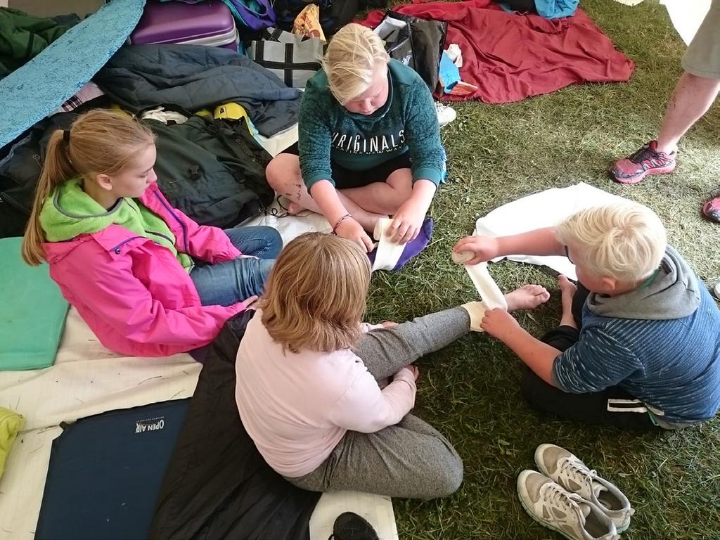 På Kökar skulle vi spendera sex dagar tillsammans med åländska barn på Röda Korsets Sommarläger.
