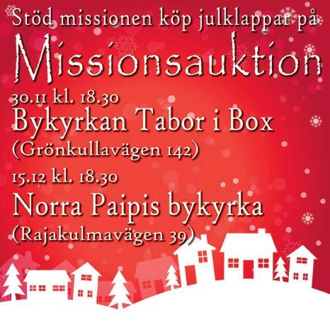 S:T SIGFRIDS KUNGÖRELSER Kontaktuppgifter sibbosvenskaforsamling Personalen Camilla Ekholm, kaplan 050 566 3689 Carola Rantti, husmor på Nilsasgården 050 307 1656 Helene Liljeström, kyrkoherde 050