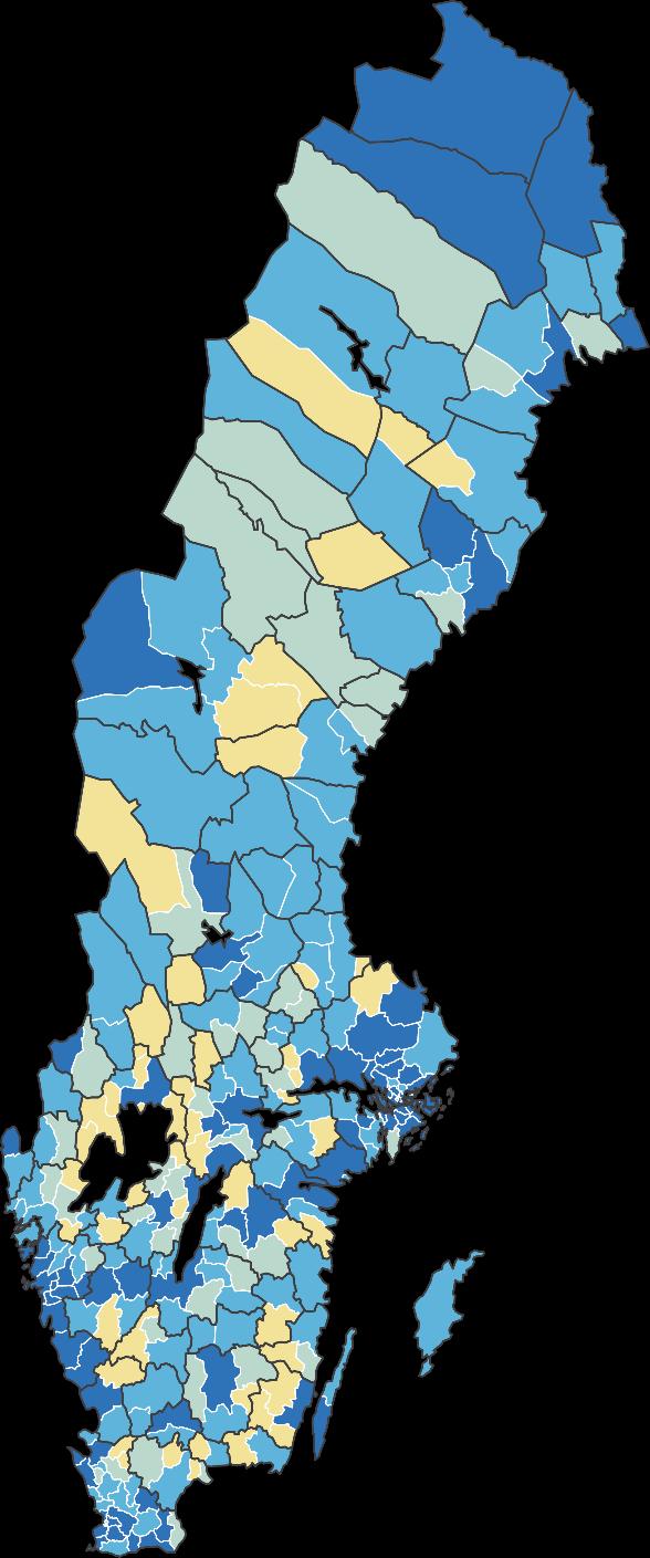 Tio år av jobbpolarisering God återhämtning efter finanskrisen 2008-2009 Mellan 2004 och 2014 ökade sysselsättningen i Sverige med 11,6 procent.