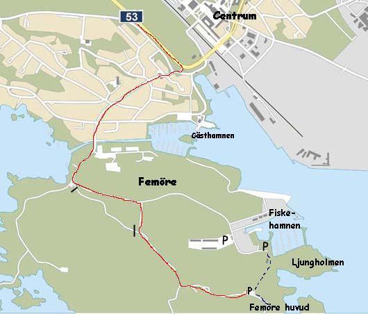 Hitta Åk E4 söderut från Stockholm. Sväng av mot Oxelösund i Nyköping. Fortsätt riksväg 53 (motorväg) från Nyköping till Oxelösund.