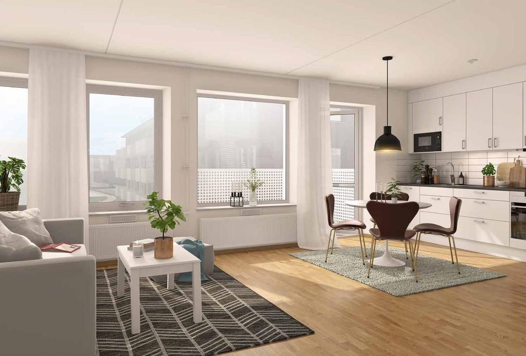 Stora fönster som släpper in mycket ljus ilden är en inspirationsbild och