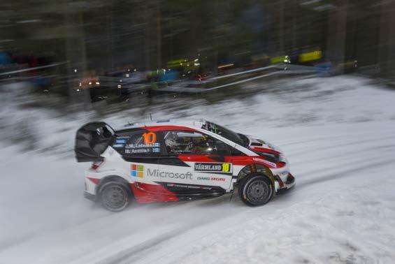RALLYÅRET 2017 Året började med att arrangera Rally Swedens Shakedownsträcka som för året blivit flyttad från Karlstadsområdet upp till Torsby.