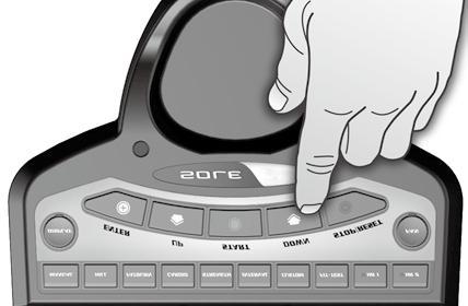 Ställa in program 1. Tryck på önskat program och tryck på ENTER för att bekräfta. 2. Meddelandefönstret uppmanar dig att mata in din ålder (AGE). Mata in din ålder med hjälp av upp/ner-knapparna.