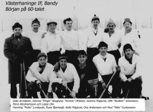 Från 50-talet fanns en bandysektion i VIF, bestod av sysslolösa fotbollsvänner som försökte överleva vintern. Visst var det väl vintrar på den tiden, eller minns jag fel?
