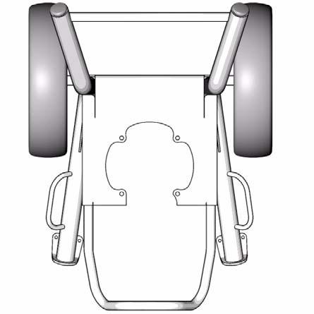 Kraftig 1110 mm 1168 mm 813 mm 889 mm 653 mm Lättvikt 1139 mm 1116 mm 795 mm 864 mm 688 mm Kraftig