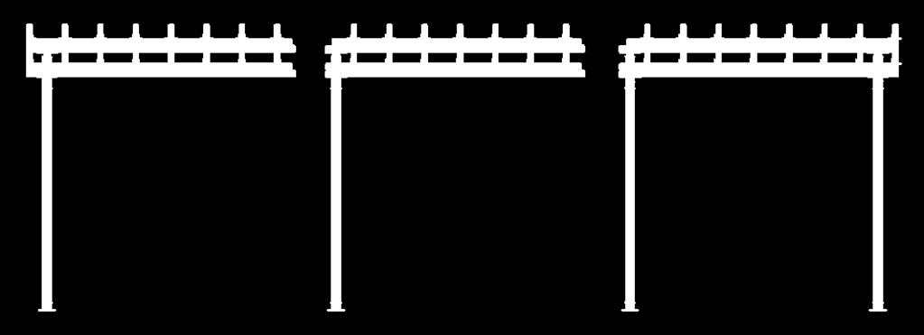 etaljer påbyggnadssektion: Skruvspecifikation påbyggnadssektion: Trädetaljer: 7st pergolabommar 120x45mm 1st överliggare 120xmm 2st äverliggare _a (påbygg) 120xmm Trädetaljer: 16st franska träskruv