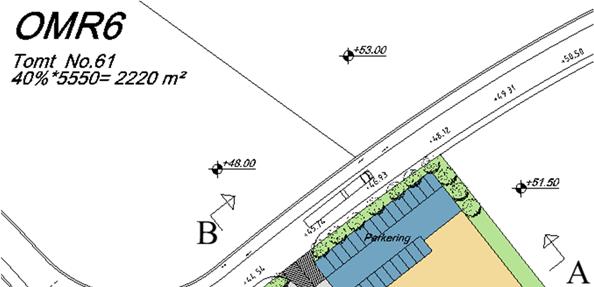 fastigheten. Här ställer sig ibland långtradare på trottoaren, vilket är problematiskt för fotgängare och cyklister som vill passera.