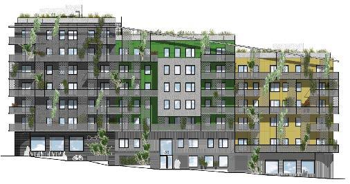 planform och är beläget närmast Nacka stadshus och i angränsning till den planerade stadsparken.