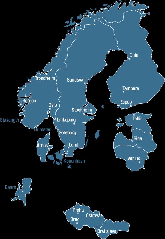 Proact in brief Pro forma Proact is a specialist company within services and solutions for storage and archiving Goal is to be established in Northern Europe within the next few years Run rate