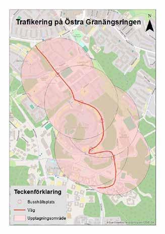 Trafikstruktur och trafikförhållanden Bollmora växer med nästan 50 %. Hälften av denna tillväxt utgörs av Wättingebacken/Granängstorget.