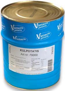 Ingredienser Kokt, skalad potatis, vatten,   Skivad potatis är utmärkt att använda direkt till rätter som