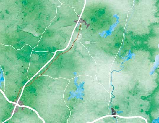 PÅ HJUL 7. PYTTEBANELEDEN LÄNGD: 15 KM Pyttebaneleden följer den gamla banvallen mellan Ullared och Älvsered. Här gick Falkenbergs järnväg mellan 1896-1961 och kallades för Pyttebanan.