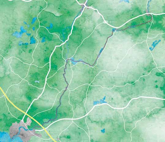 PÅ VATTEN Sträcka: Ätran-Falkenberg Längd: 43 km. Tid: 3 dagar. Lyft: 5 st. Sträcka: Vessigebro-Falkenberg Längd: 13 km. Tid: 3-5 h. Inga lyft.