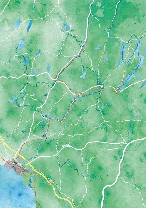 ÖVERSIKTSKARTA 154 Ulvanstorp 5 13 Älvsered 14 6A 7 153 6B Åkulla 6A 1 Ullared 10 Ätran 10 9 14 Fegen 153 11 Krogsered Ästad 9 6A 4