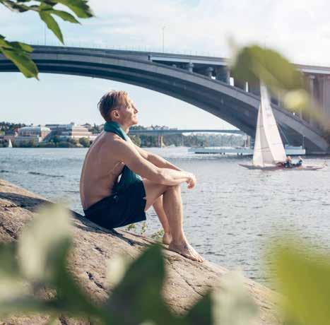 bonava.se/kvarteret Med lugnande natur och sprudlande folkliv BADKLIPPOR OCH NÄRSERVICE Eftersom Kungsholmen är en ö är vattnet ständigt närvarande.