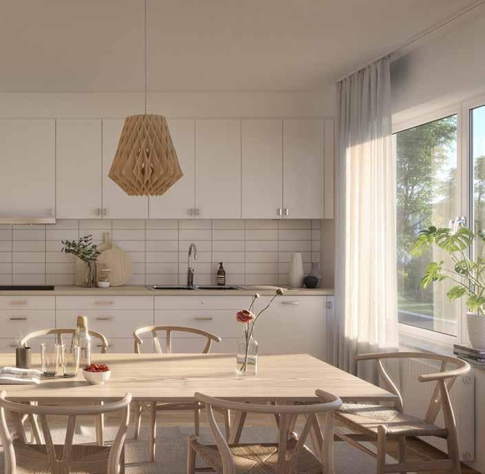 bonava.se/kvarteret HEMFAKTA: KRISTINEBERGS SLOTTSPARK Antal bostäder 182 Antal rum 1 5 r.o.k Bostadstyp Lägenheter Storlek 30 129 kvm