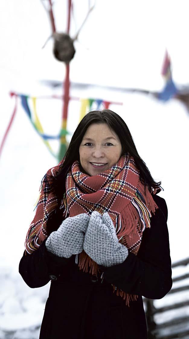 SÁPMI Gurpi är ett lättrökt renfärsknyte inslaget i nätfett, med lång hållbarhet och mycket protein. Den passar lika bra att äta hemma som att ha med på utflykt, säger Victoria Harnesk.