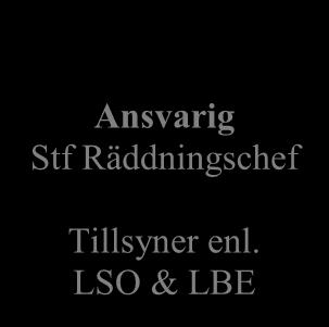 Byggnadsnämnd Tillsyn LSO/LBE Räddningschef Ekonomi Kansli Ansvarig