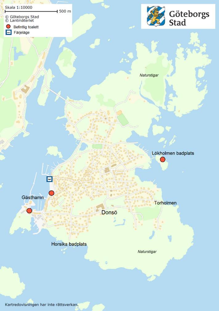 3.3 Donsö 3.3.1 Bakgrund Donsö har med sina 1466 invånare flest åretrunboden av alla öar i Södra Skärgården, men färre fritidshus än de andra större öarna.