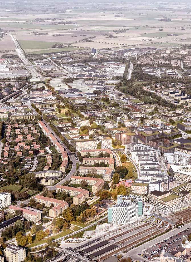 Järnvägen som regional ryggrad Lund C Ny centralstation och utvecklat stationsområde Station på höghastighetsbanan mot Sthlm 4 spår Hässleholm Lund Malmö klart 2035