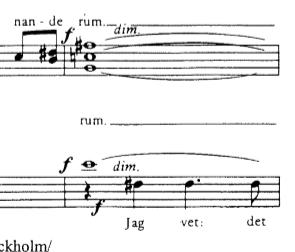 Legatot var i denna andra ljudupptagning mycket bättre och medvetenheten om frasernas längd större. Däremot kan arbetet med en större variation med texten som utgångspunkt utvecklas.